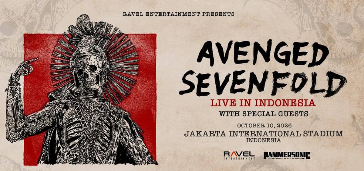 Harga Tiket Konser Avenged Sevenfold di Jakarta 2026, Mulai 600 Ribuan