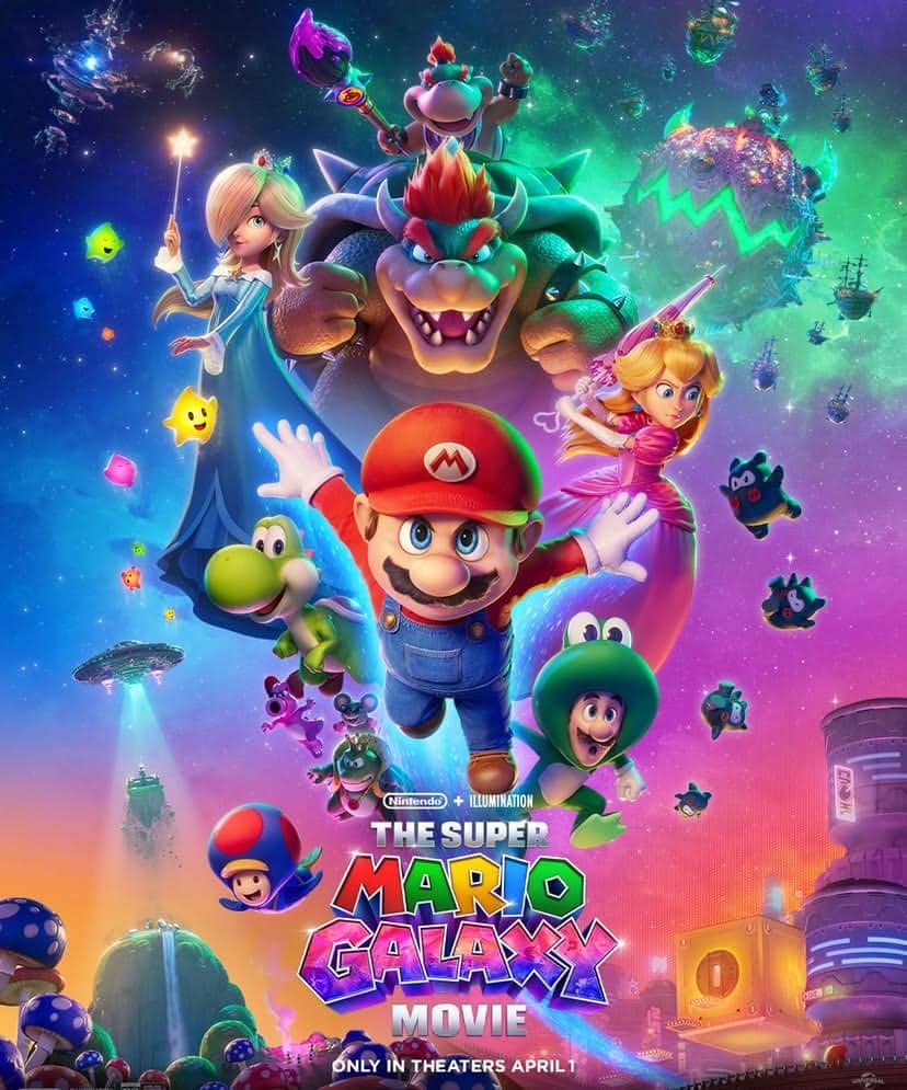 poster film The Super Mario Galaxy Movie