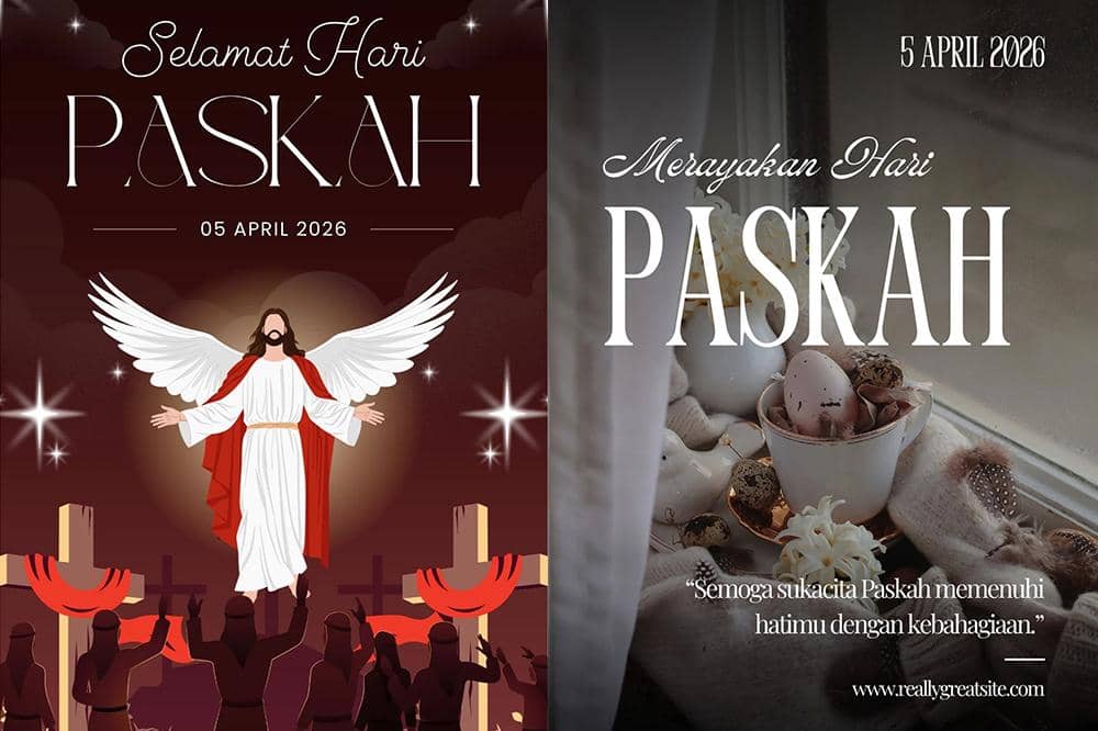 25 Poster Paskah 2026, Banyak Pilihan Menarik untuk Kamu