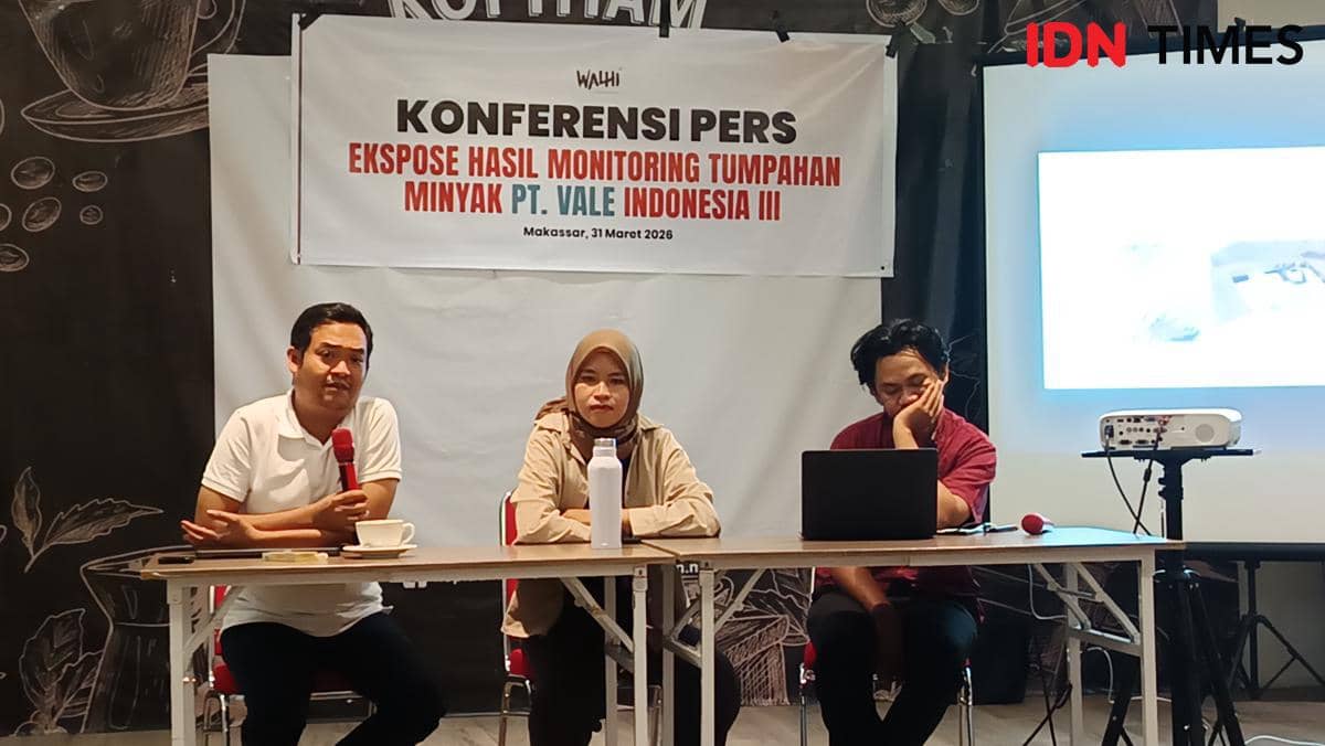 WALHI Sulsel Nilai Penanganan Tumpahan Minyak PT Vale Belum Tuntas