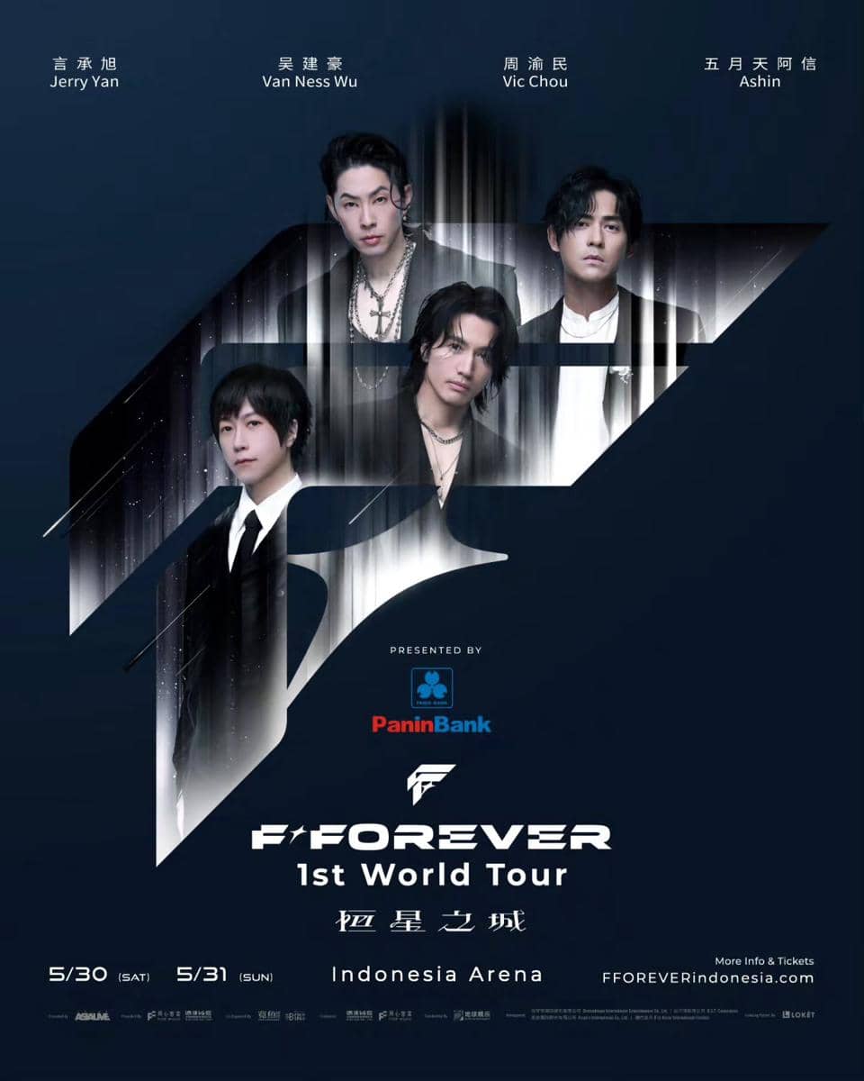 Poster konser F4 di Jakarta 2026