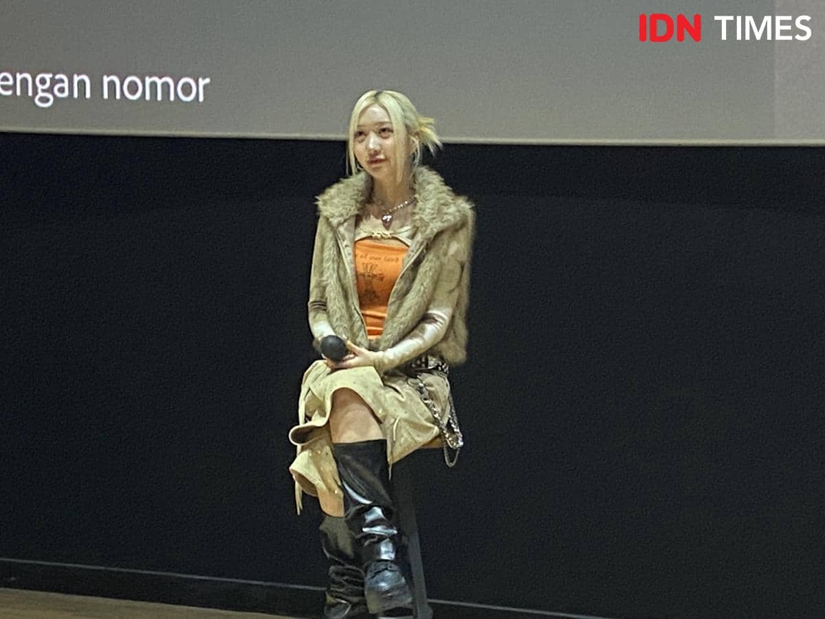 potret fan meeting MELONii di CGV FX Sudirman, Selasa (31/3/2026)