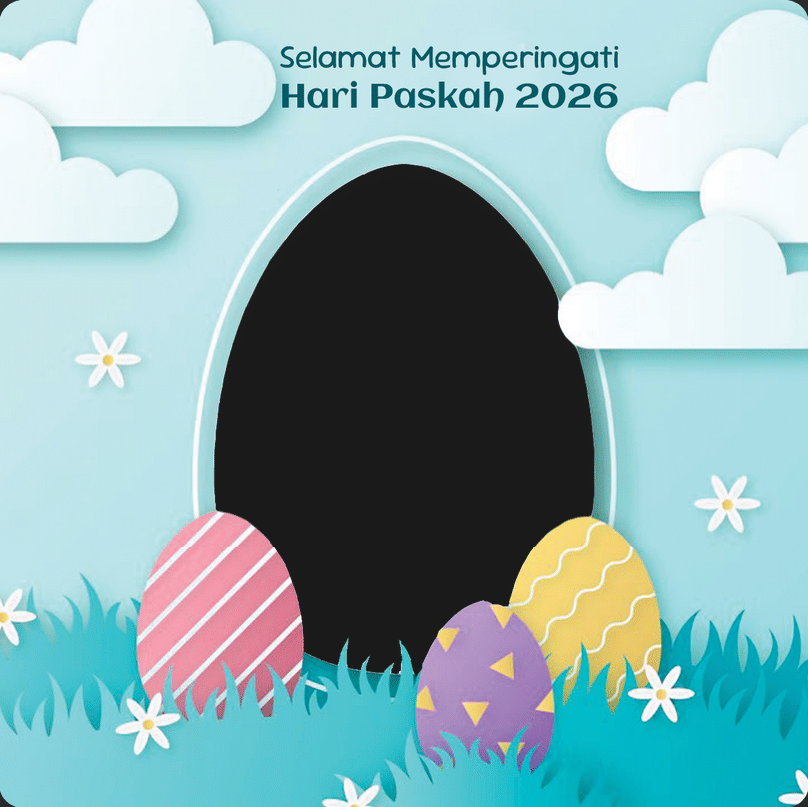 Ilustrasi Twibbon Paskah (twibbonize.com/reviewsteknologiku.tech)