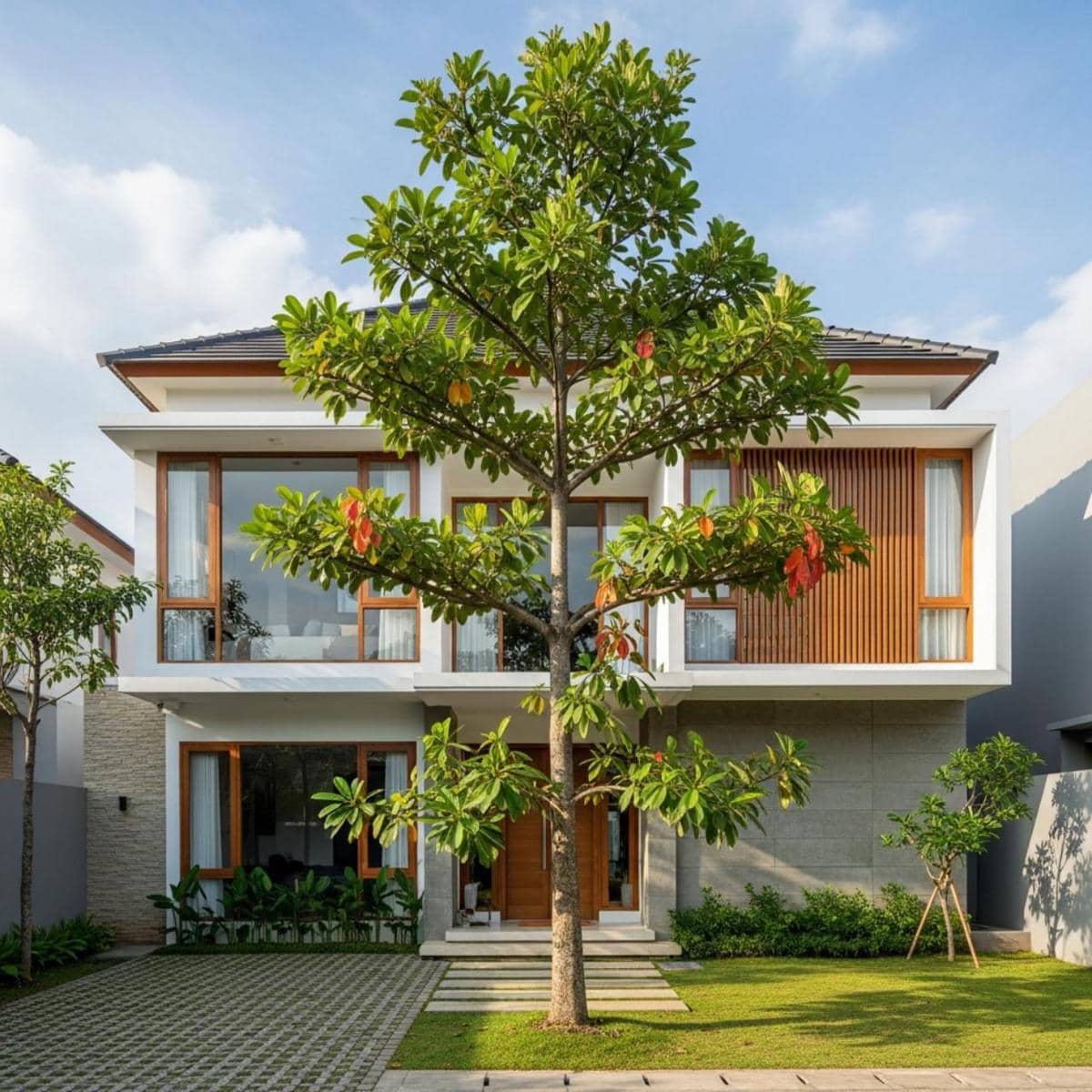 ilustrasi pohon ketapang