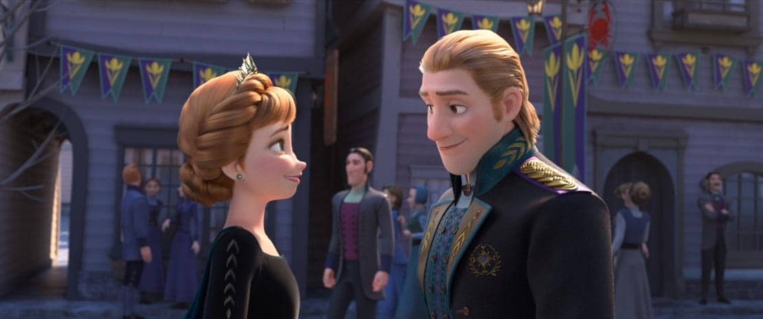 Anna dan Kristoff di film Frozen 2