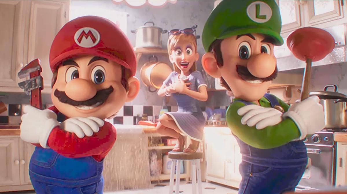 Mario dan Luigi di film The Super Mario Bros. Movie