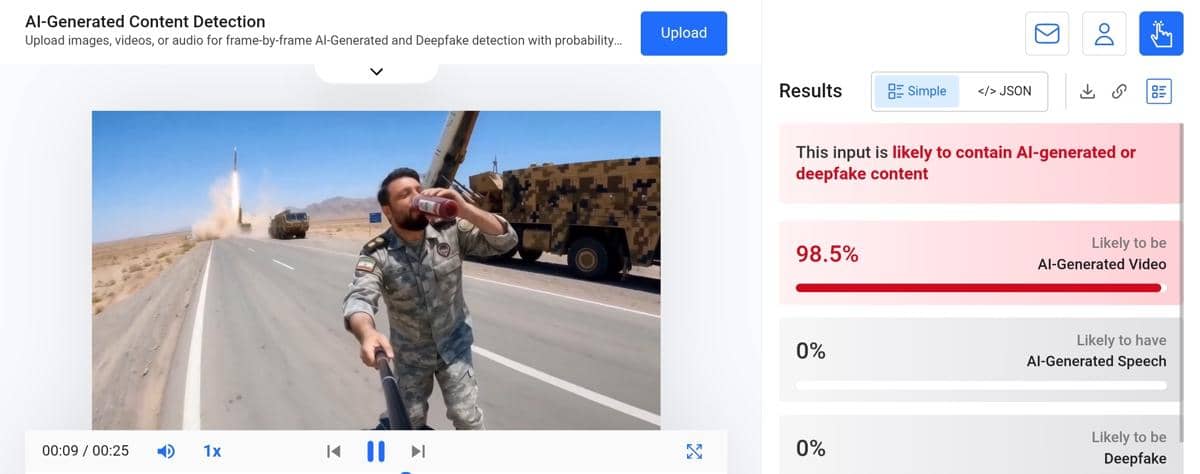 CEK FAKTA: Garda Revolusi Iran Sentil AS Sambil Pamer Rudal?