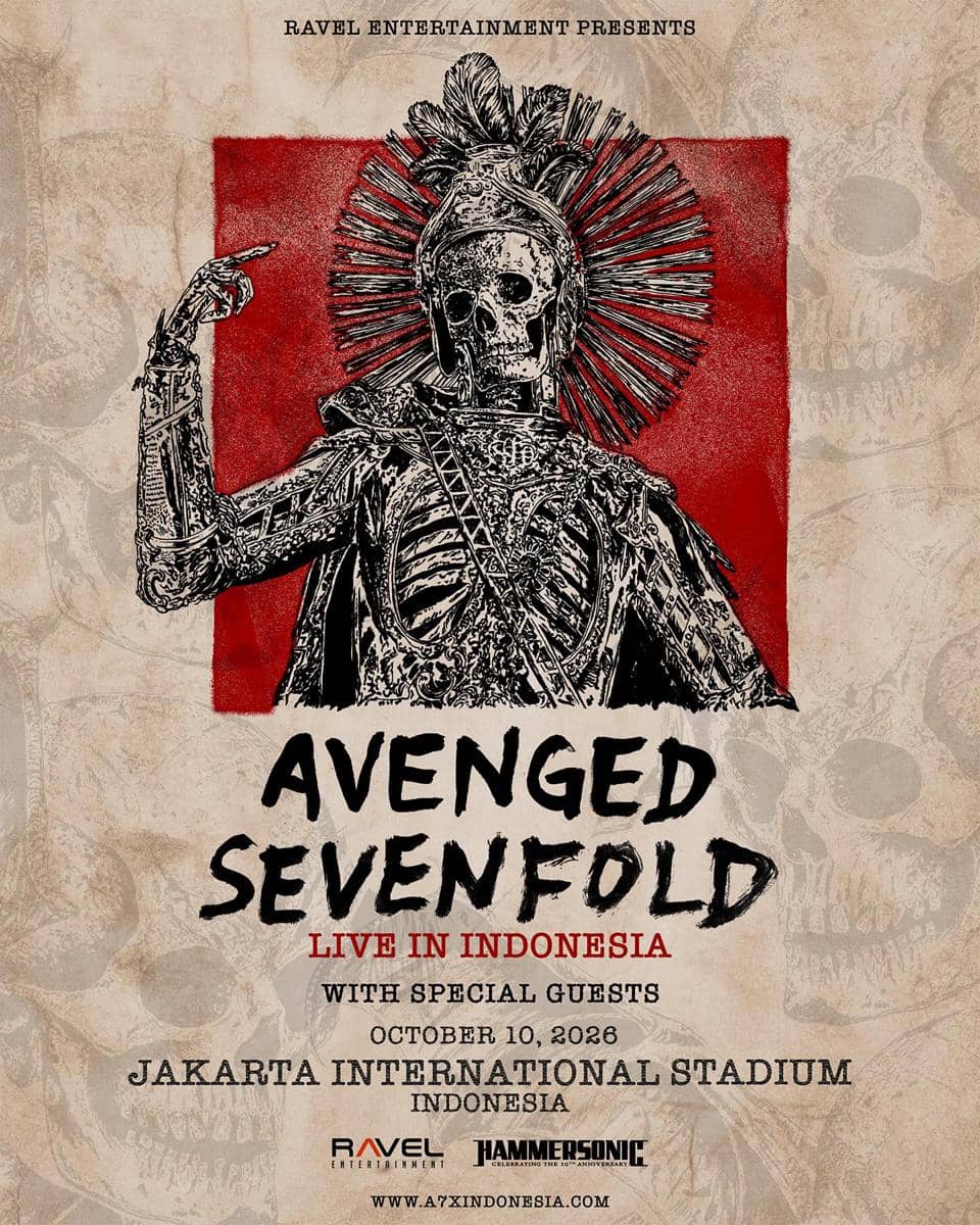konser Avenged Sevenfold di Jakarta 2026 (instagram.com/ravelentertainment)