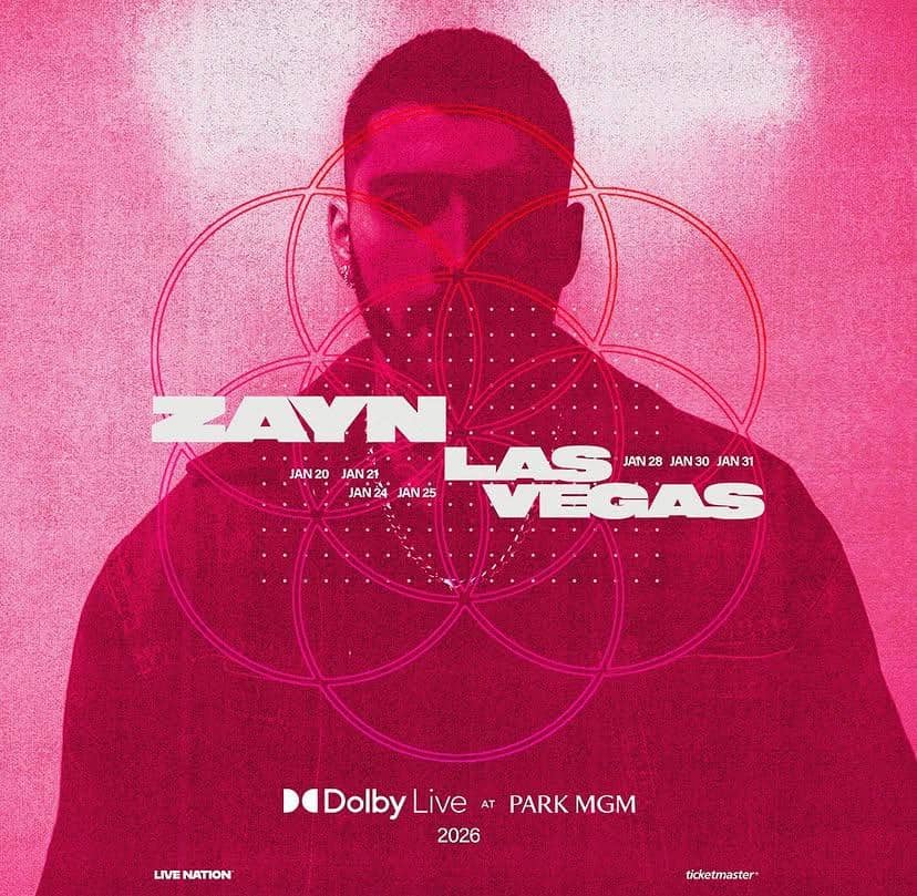 poster Las Vegas Recidency Zayn Malik