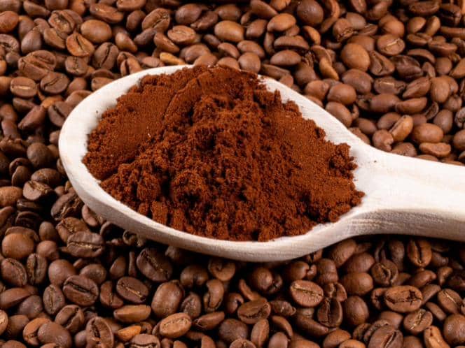 ilustrasi bubuk kopi