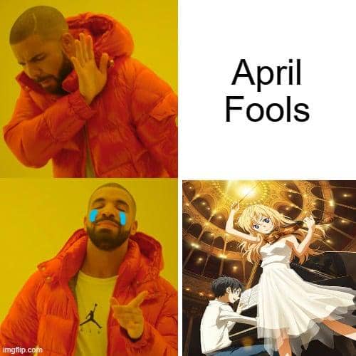 meme anime tentang April Mop