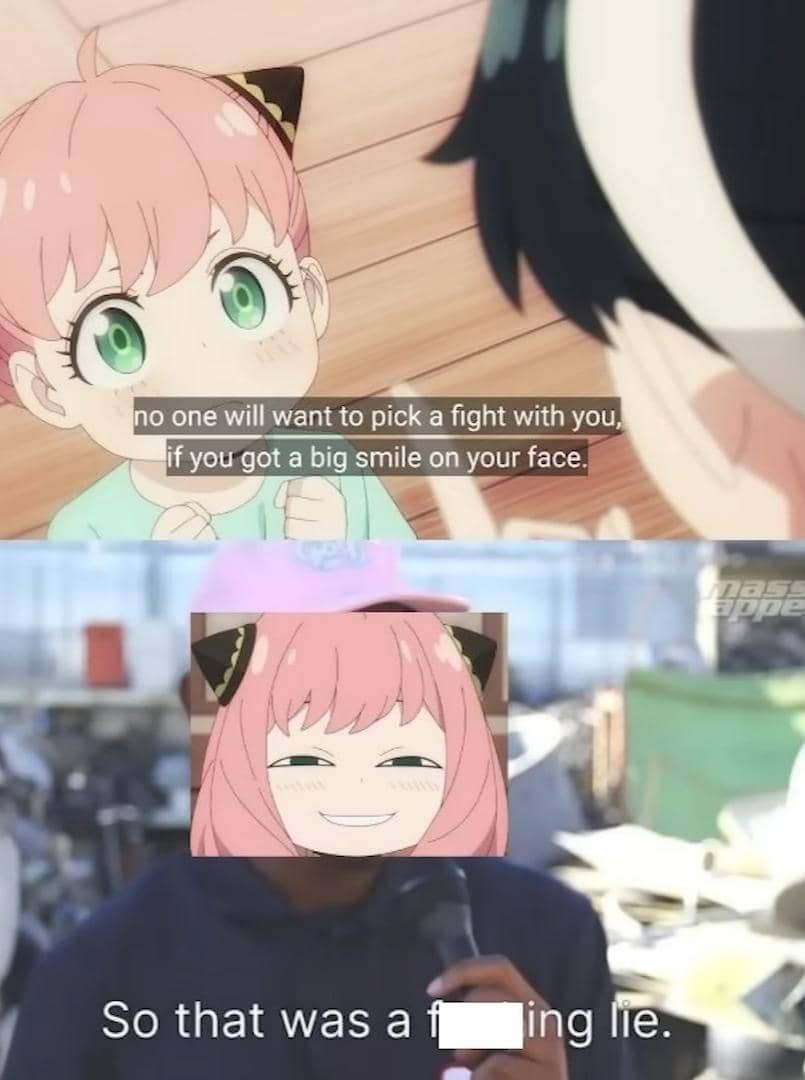 meme anime tentang pembohong