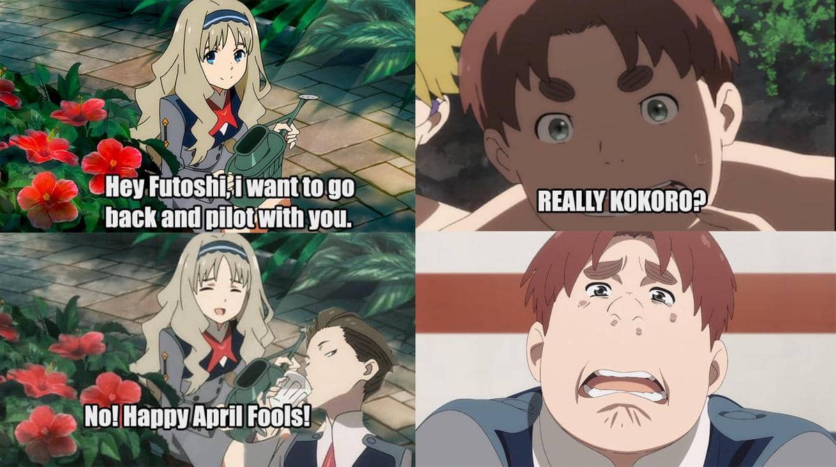 meme anime tentang April Mop