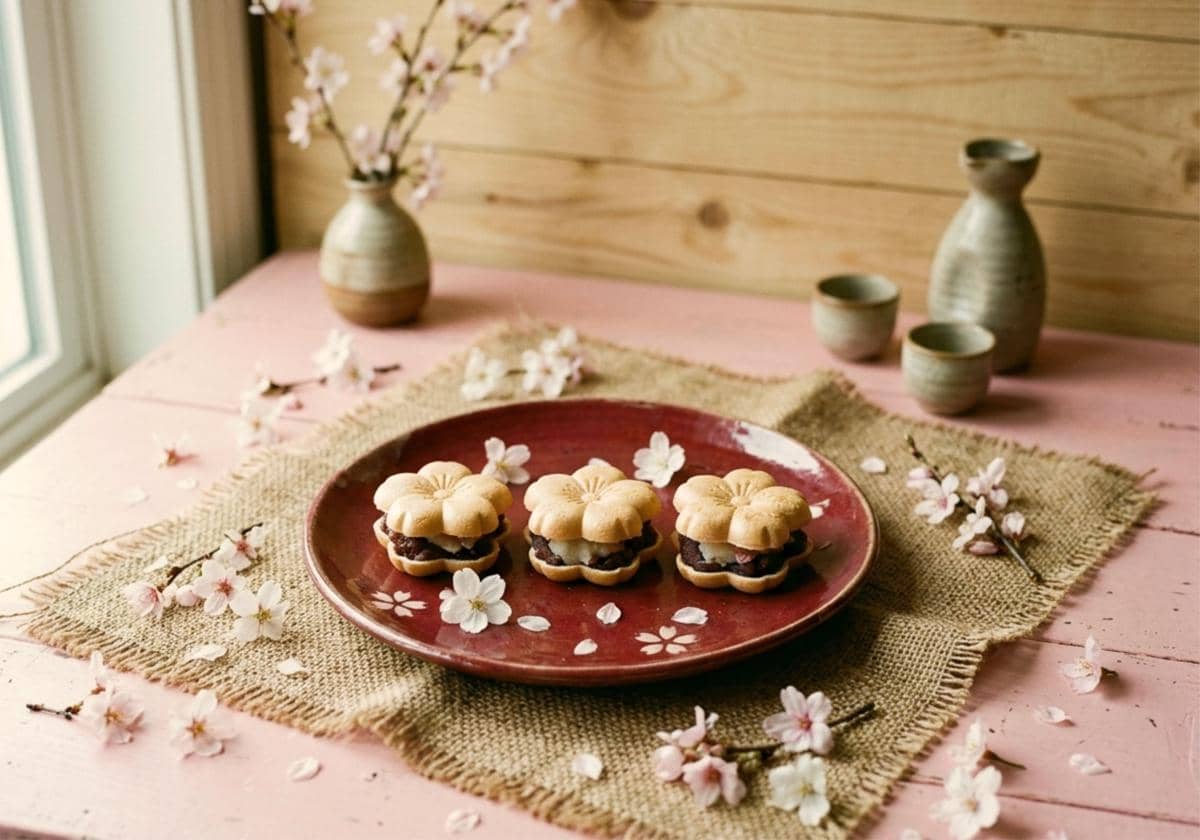 ilustrasi sakura monaka 