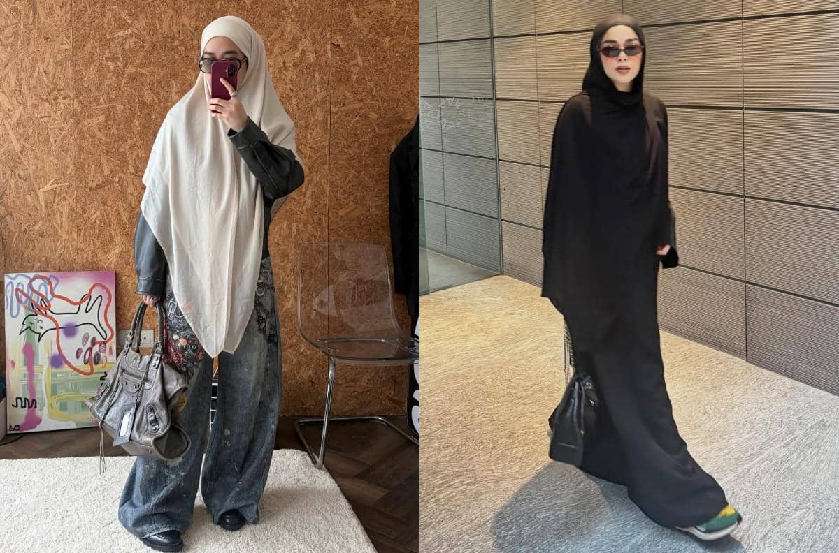 7 Gaya Hijab Kalcer ala Strngrrr Vs. Sivia Azizah, Syar'i Can Be Cool!