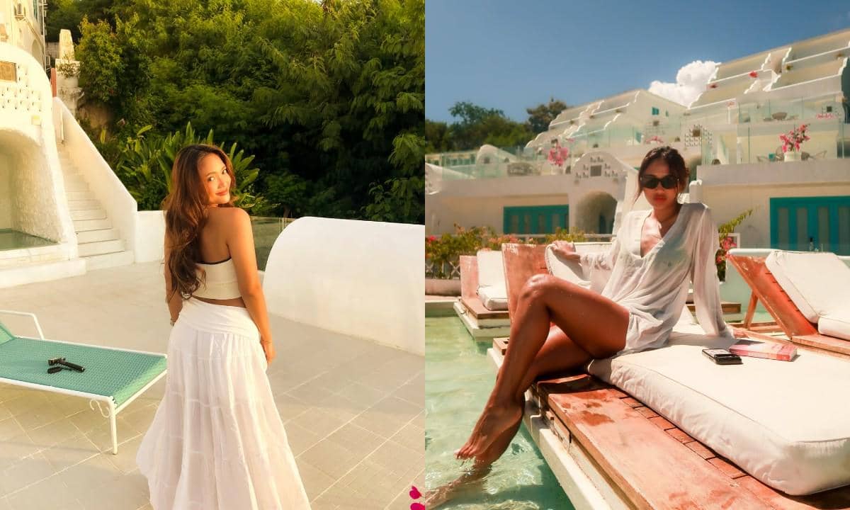 8 Potret Estetik Marion Jola saat Liburan di Labuan Bajo