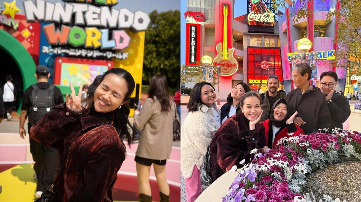 7 Potret Yura Yunita Liburan di Jepang, Penuh Ceria