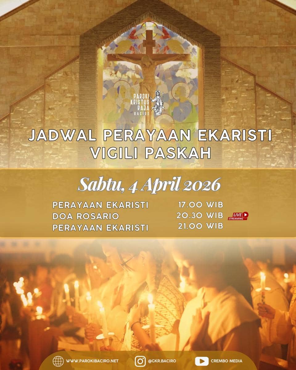 contoh poster Sabtu Suci 2026