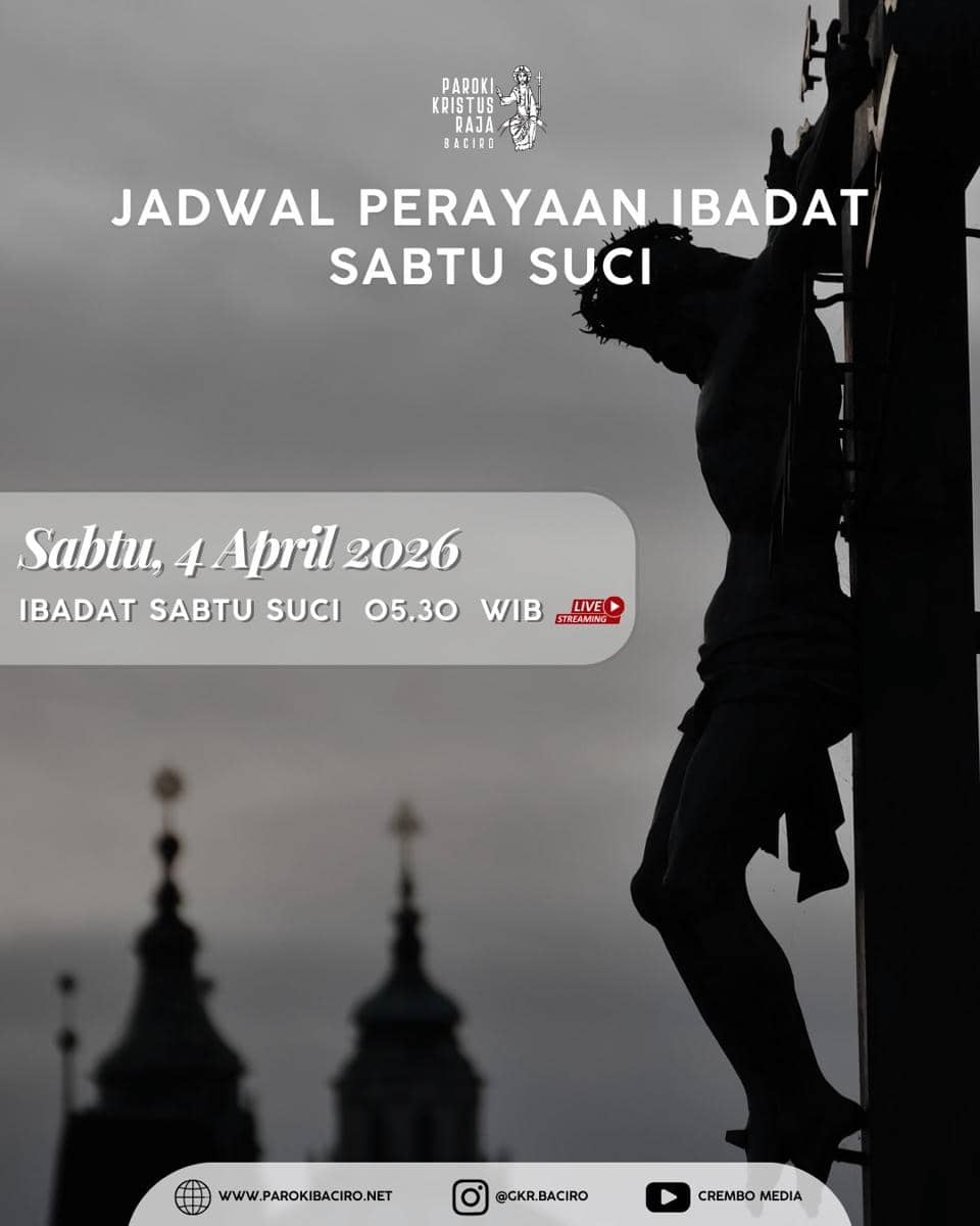 contoh poster Sabtu Suci 2026