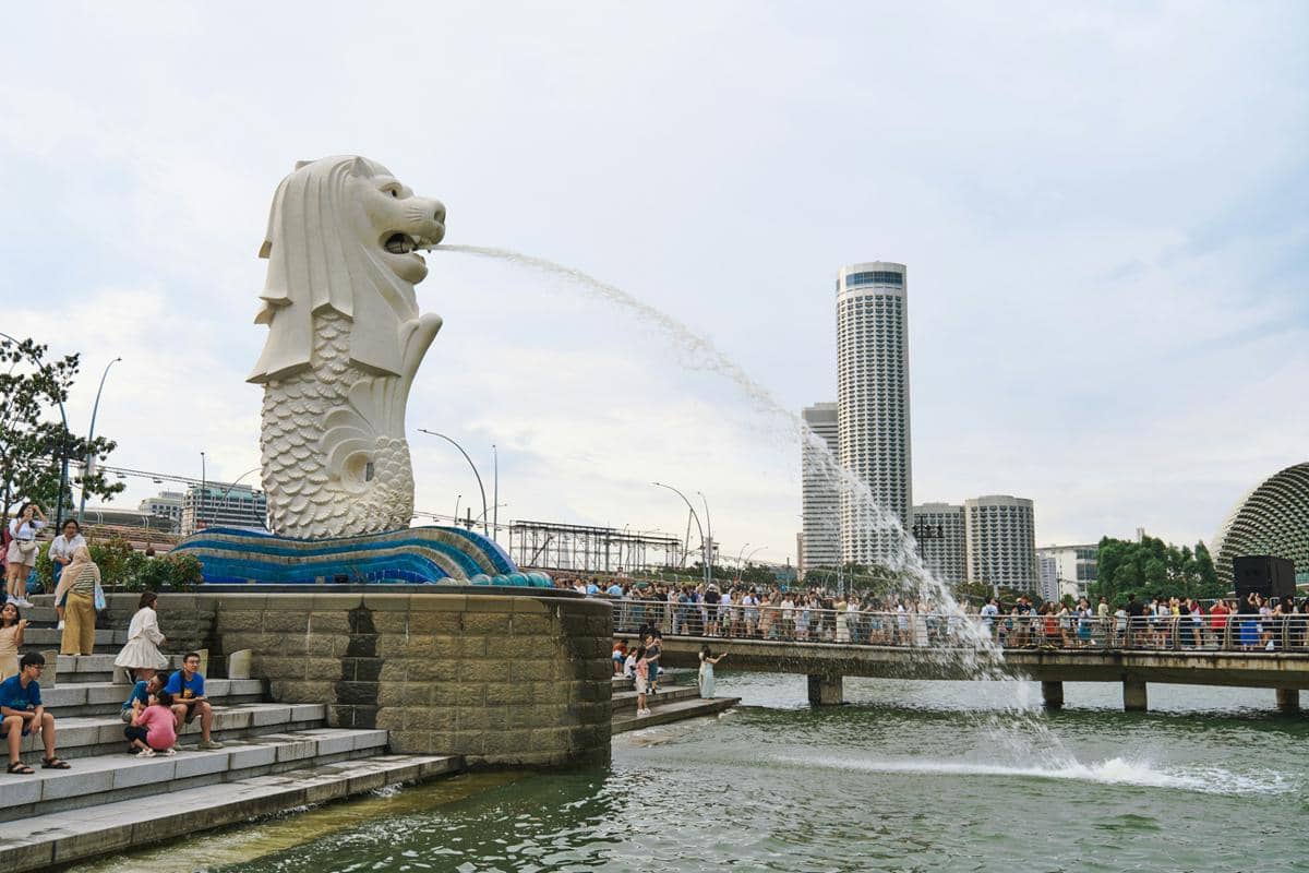 ilustrasi liburan di Singapura