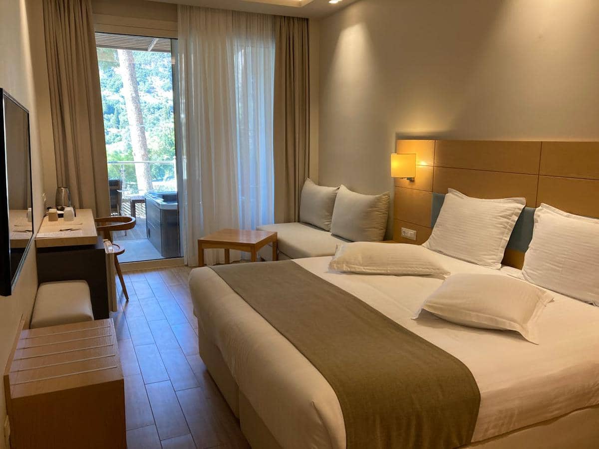 Ilustrasi kamar hotel