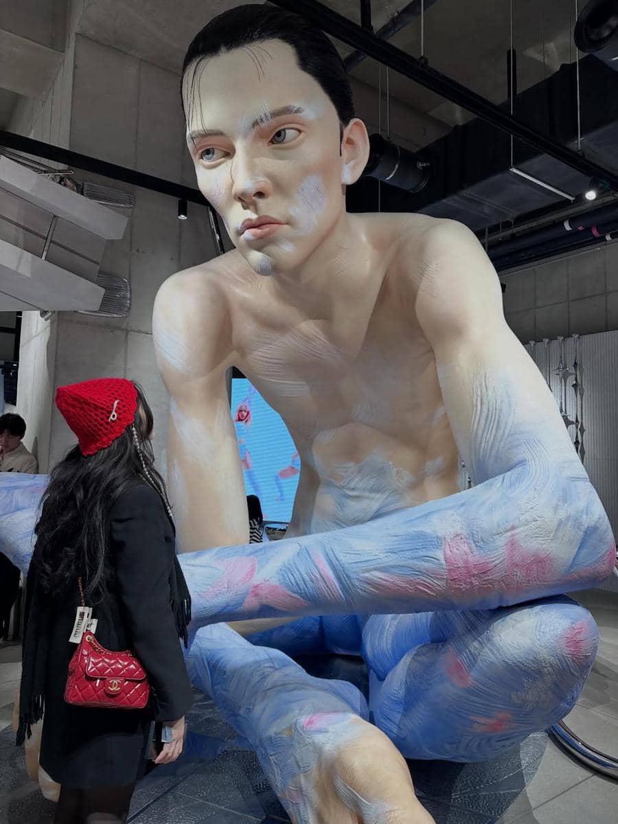 Tiara Andini jalan-jalan saat musim semi di Seoul