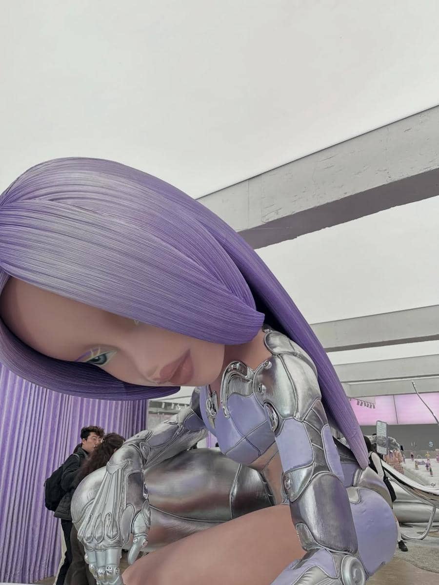 Tiara Andini jalan-jalan saat musim semi di Seoul