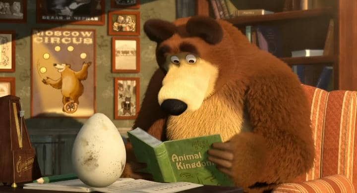 karakter Bear dalam Masha and The Bear