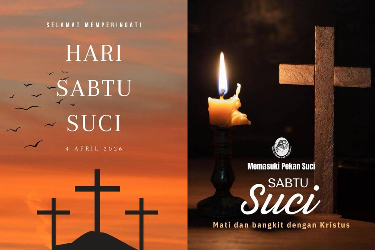 9 Ide Poster Sabtu Suci 2026, Penuh Makna dengan Nuansa Reflektif