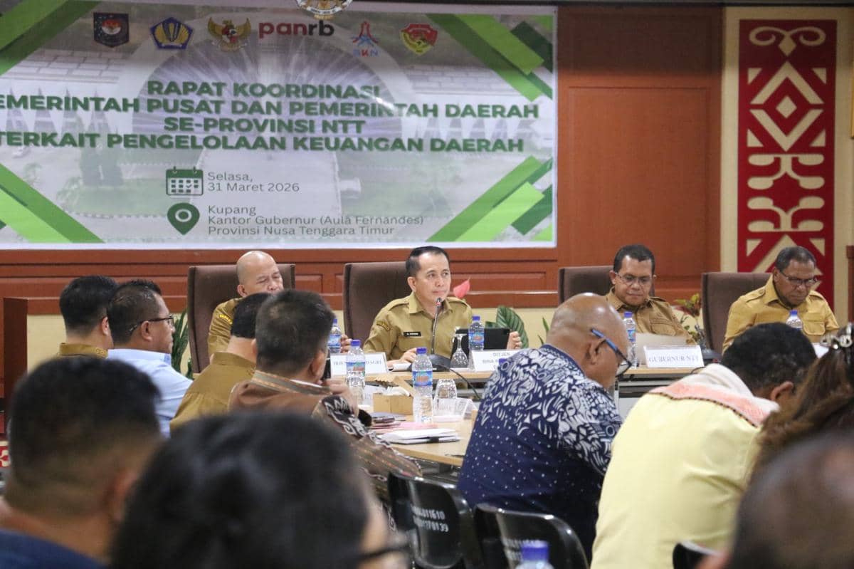 Rapat koordinasi perwakilan pemerintah pusat dan Pemprov NTT soal nasib PPPK.