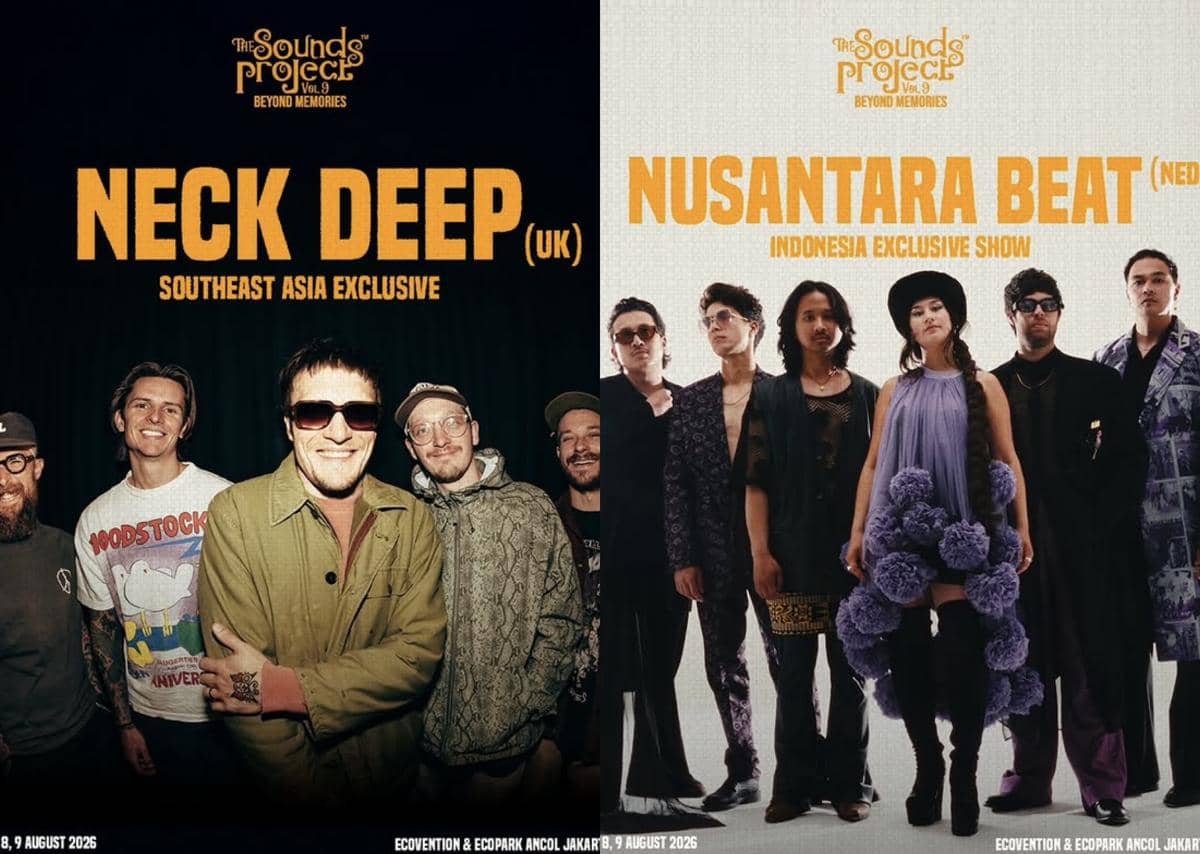 Lineup The Sounds Project Vol.9 dari Day 1-3, Ada Nusantara Beat-Neck Deep