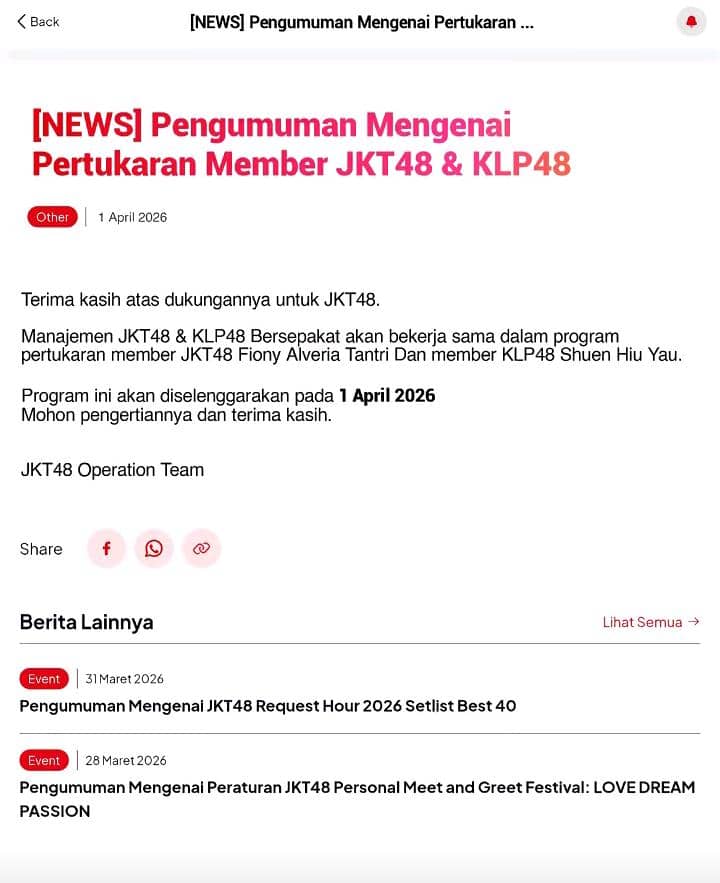 konten April Mop fans JKT48