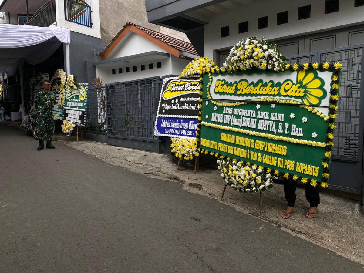 Jenazah Kapten Inf. Zulmi Aditya Dimakamkan di TMP Cikutra Minggu Pagi