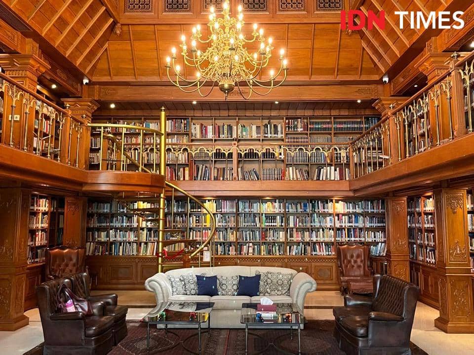 Potret Perpustakaan Peradaban di Wisma Habibie dan Ainun, Jakarta Selatan