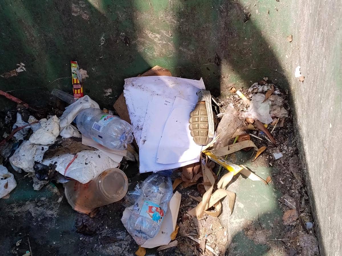 Granat Aktif Ditemukan di Tong Sampah BPN Makassar