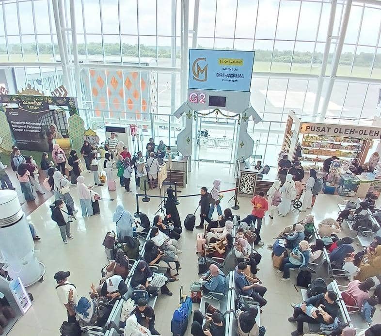 Lebaran 2026 Usai, Bandara Radin Inten Layani 83 Ribu Penumpang