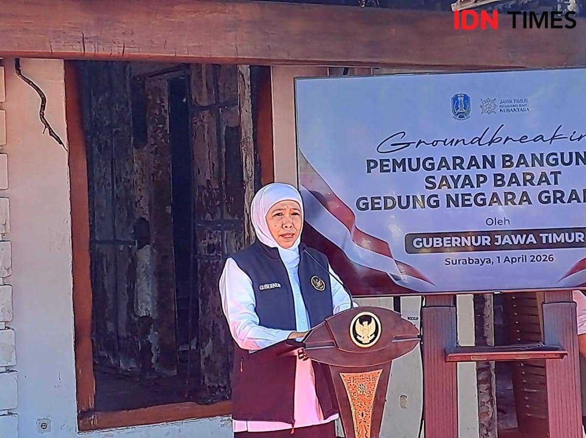 WFH Perdana ASN Jatim, Khofifah Awasi Ketat dan Kejar Hemat BBM