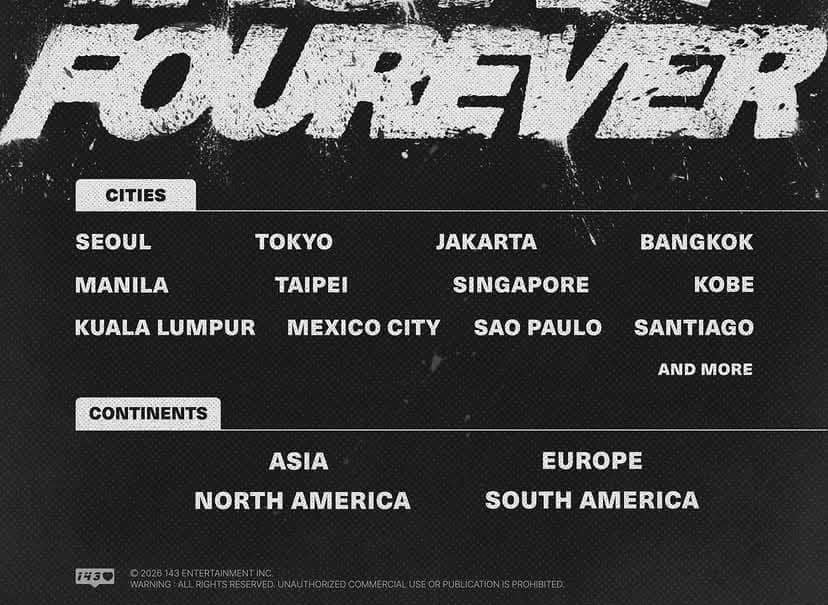 iKON akan ke Jakarta untuk iKON FOUREVER WORLD TOUR