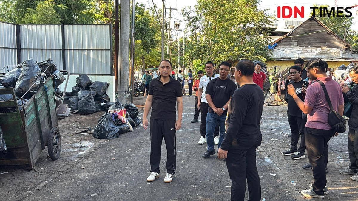 TPS di Surabaya Ditata, Larang Buang Sampah Furniture-Gerobak Menginap