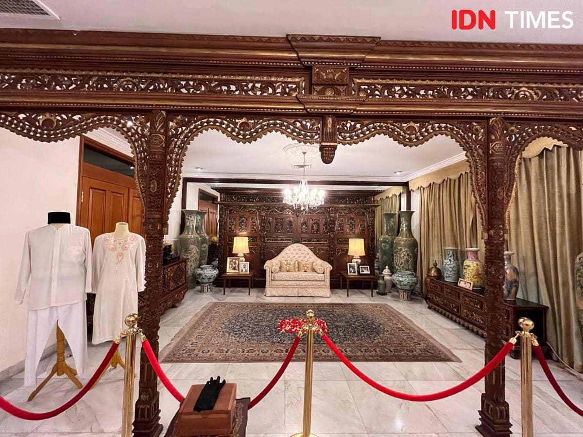 Potret area bersemayam Habibie dan Ainun di Wisma Habibie dan Ainun, Jakarta Selatan