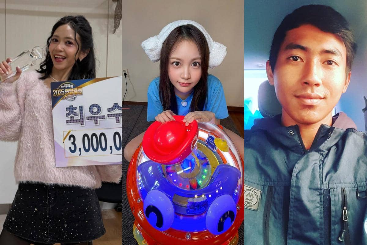 Kolase foto Nur Santi, Carmen Hearts2Hearts dan Sugianto