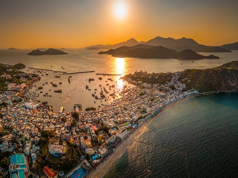 Potret Cheung Chau, Hong Kong 