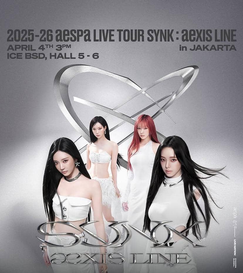 poster konser aespa 