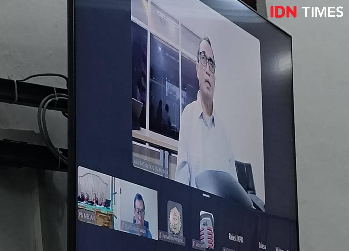 Eks Menhub Budi Karya Hadir Secara Online Jadi Saksi Korupsi KAI Medan