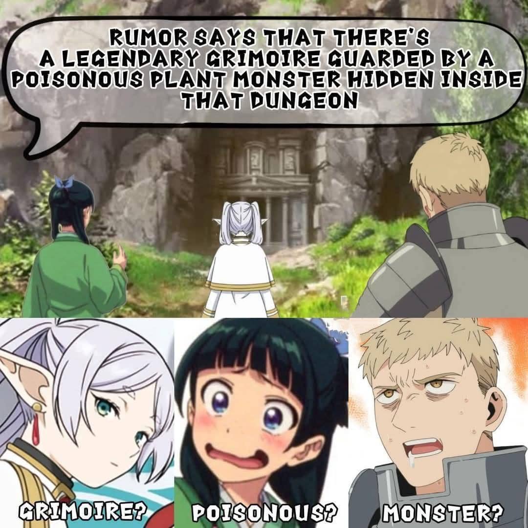 meme Frieren dan grimoire