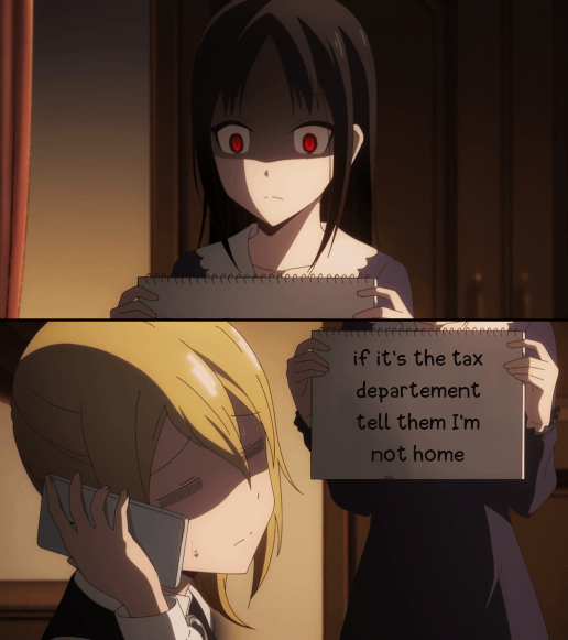 meme anime tentang pajak