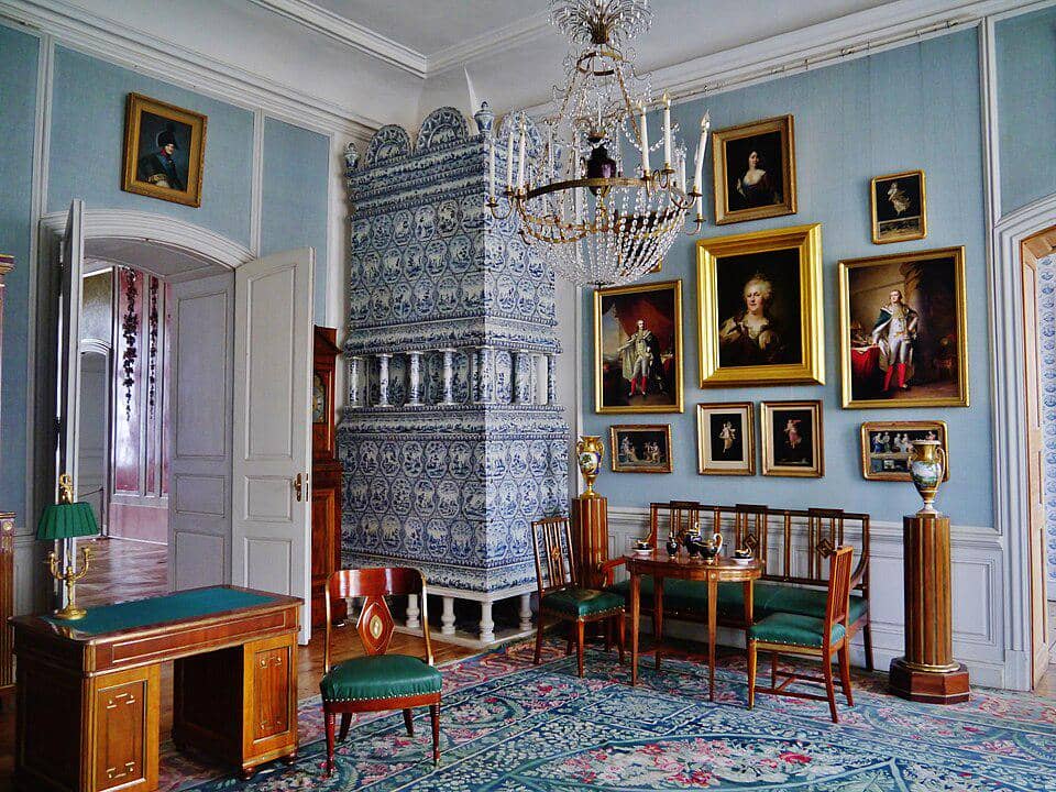 Ruangan di dalam Istana Rundale