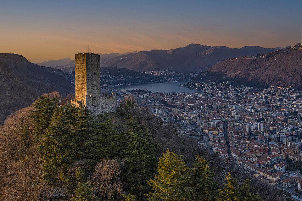 Kota Como di Italia