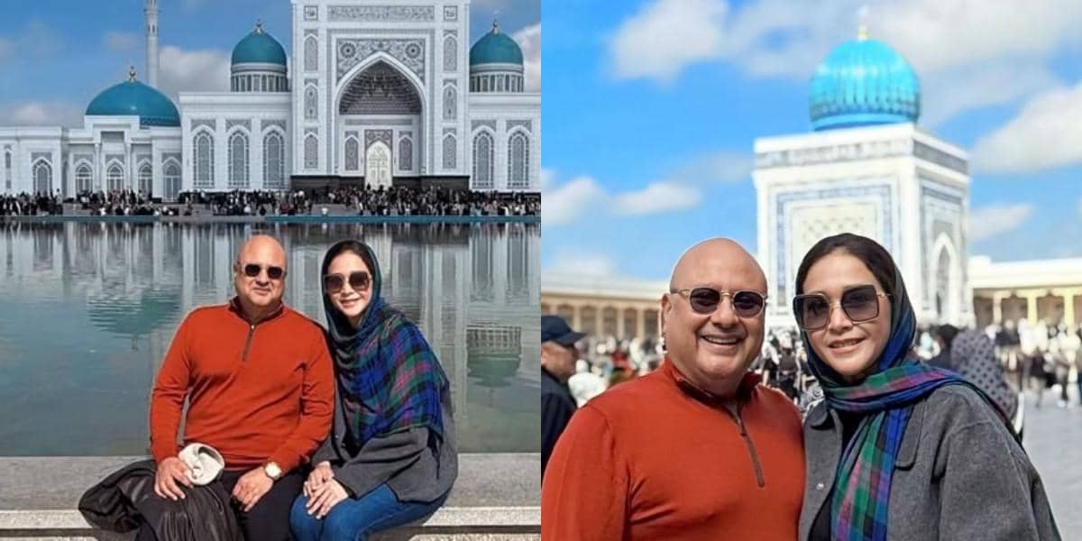 9 Potret Maia Estianty dan Irwan Mussry Jalan-Jalan di Uzbekistan