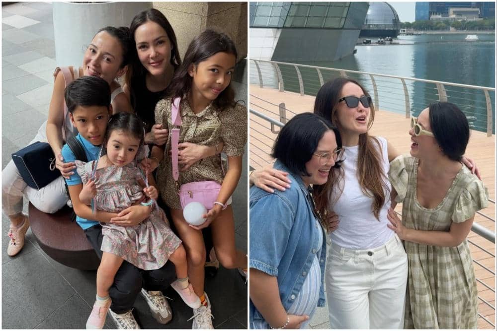 10 Potret Cathy Sharon Liburan Keluarga di Singapura, Melepas Rindu!
